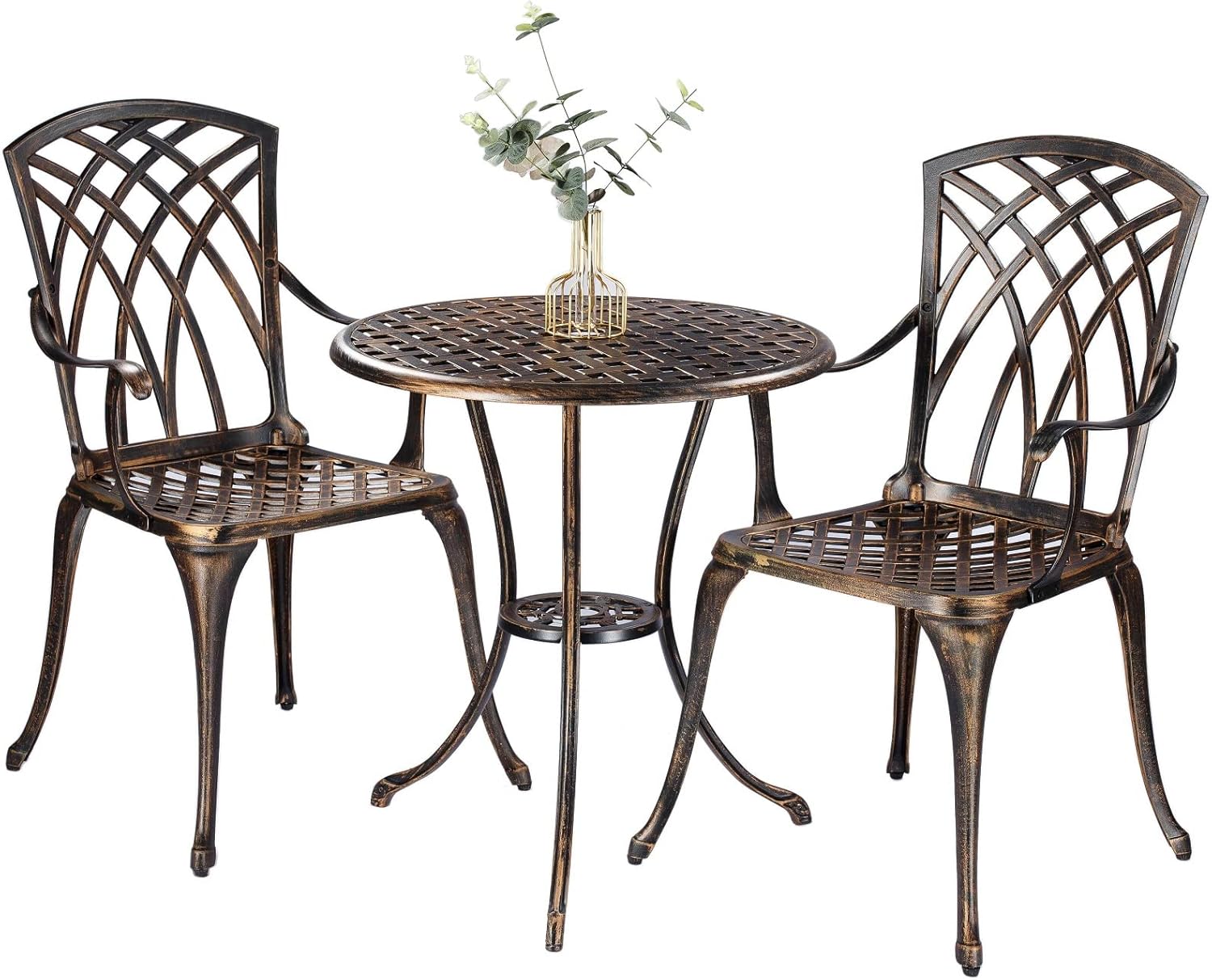 Outdoor Furniture Aluminum - Бронзовый устойчивый к ржавчине комплект уличной