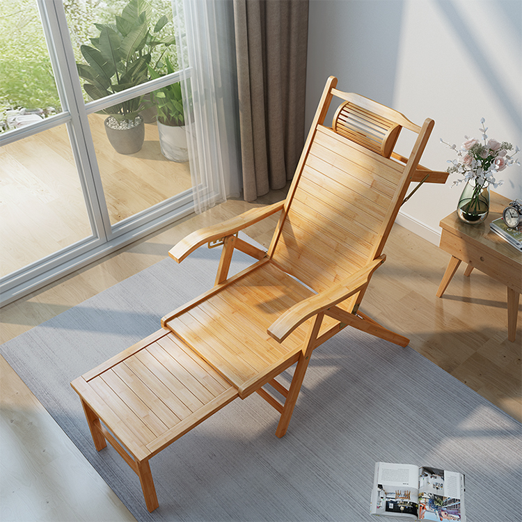 Outdoor Furniture Lounge Chair - Легкий современный дизайн, бамбуковое складное кресло