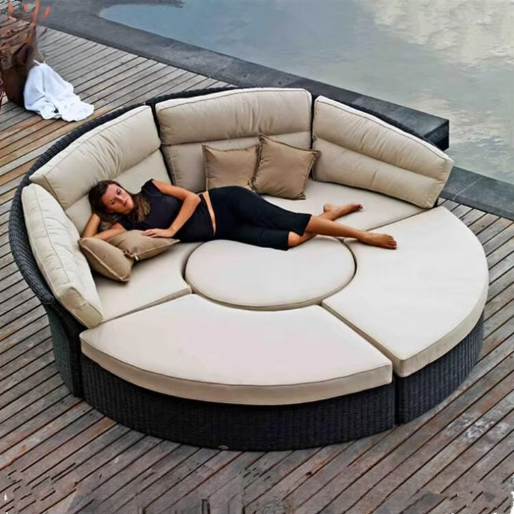 Outdoor Daybed Furniture - Роскошная садовая мебель для улицы: круглая