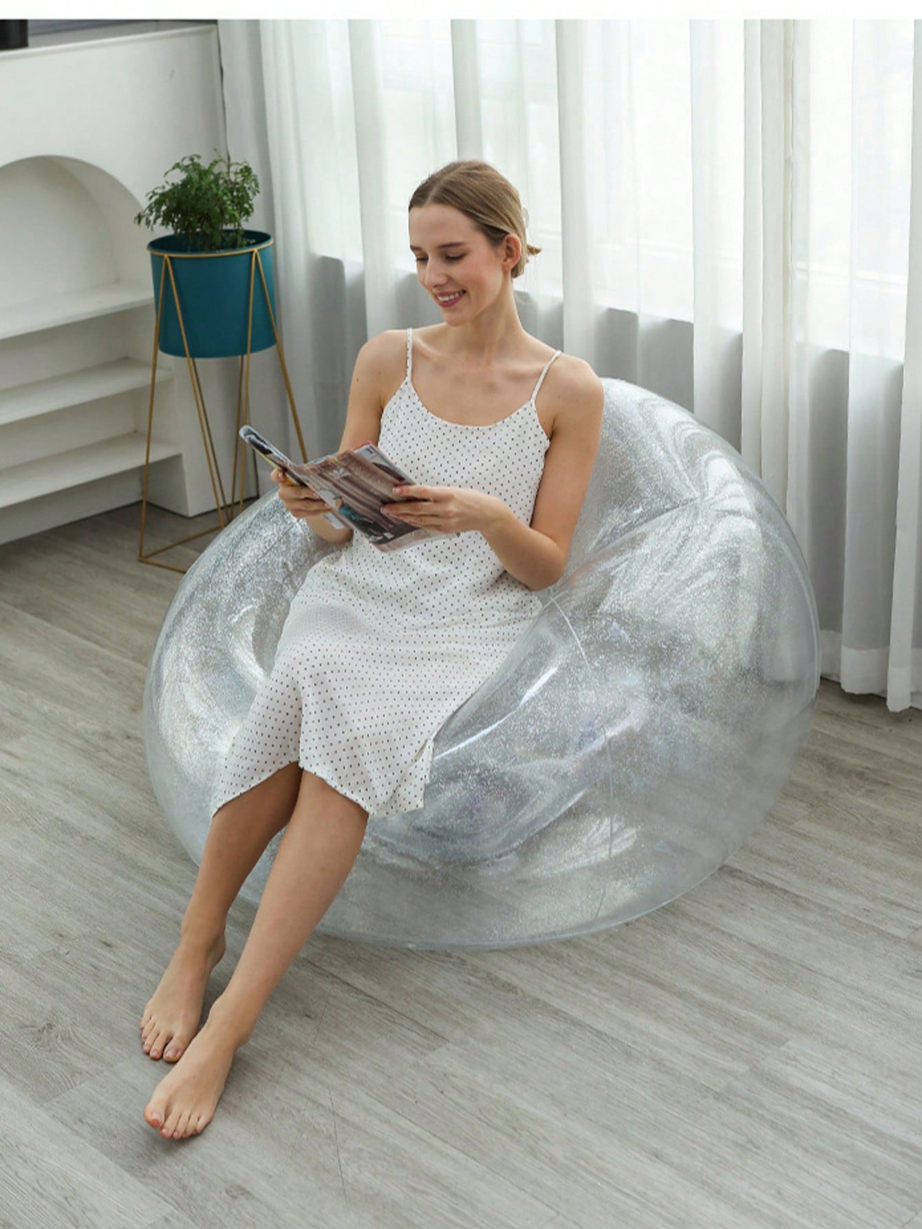 Outdoor Furniture Lounge Chair - Надувное кресло-шезлонг из ПВХ, 1 шт.,