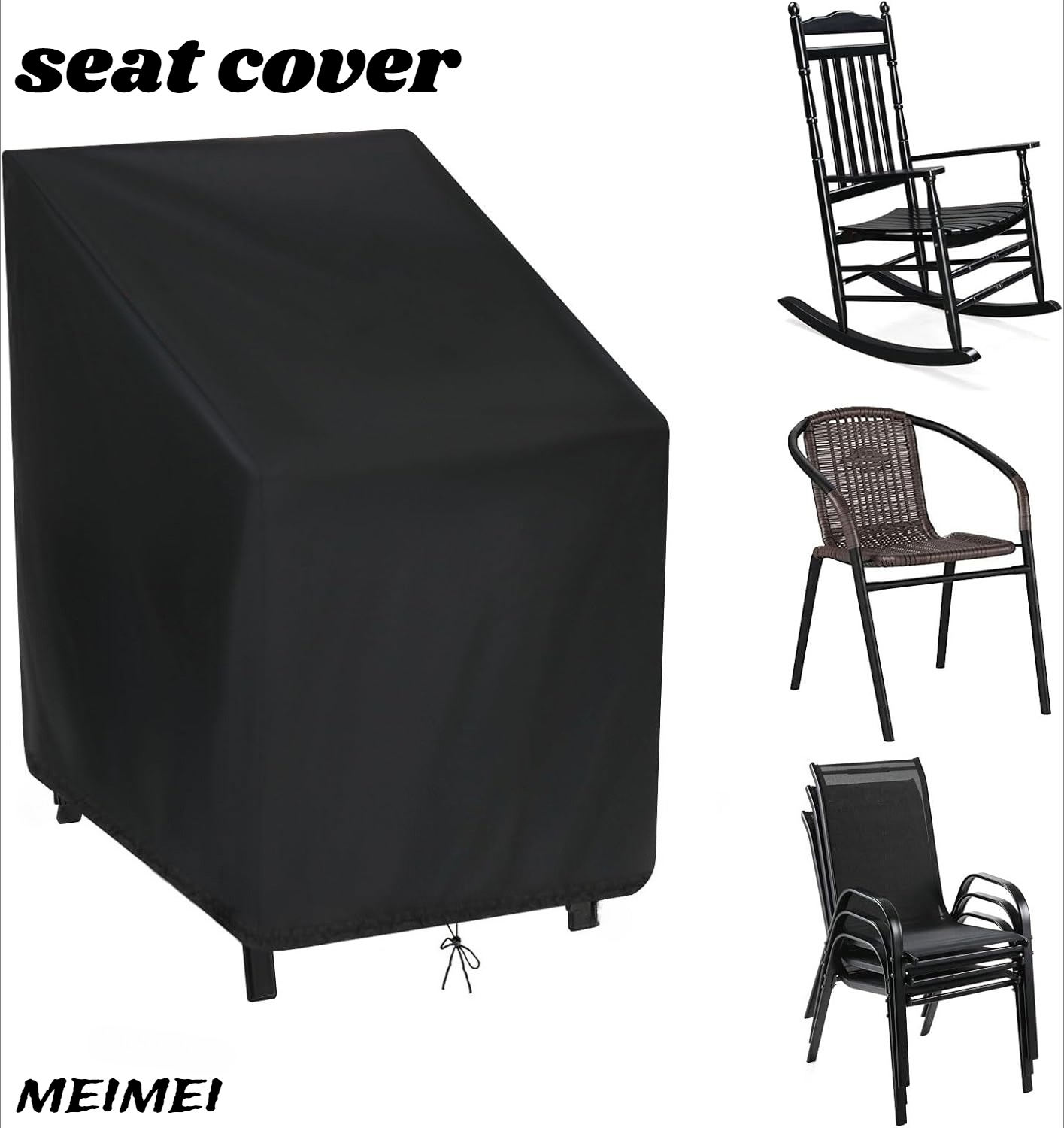 Outdoor Furniture With Storage - Многослойный пылезащитный чехол для стула, сумка