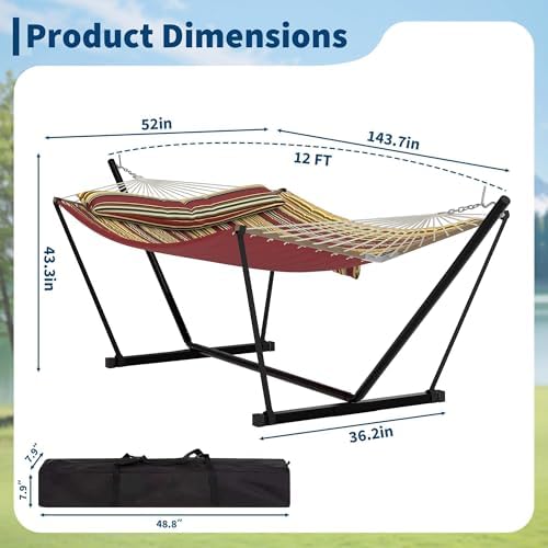 Гамак для двоих с подставкой,  – обзор и цена Hammock With Stand