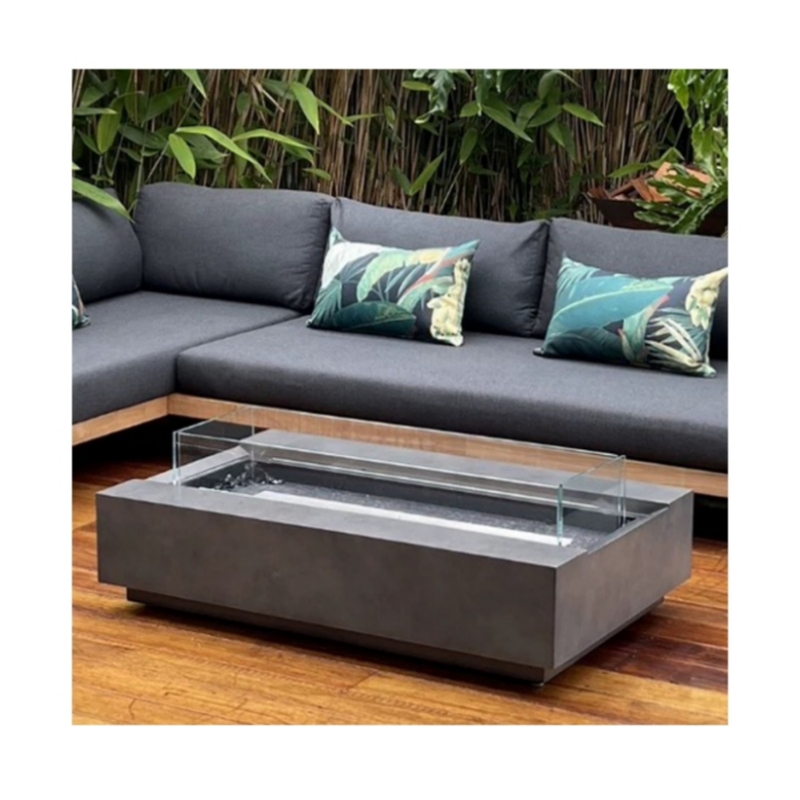 Современный комплект уличной м – обзор и цена Outdoor Furniture With Fire Pit Table