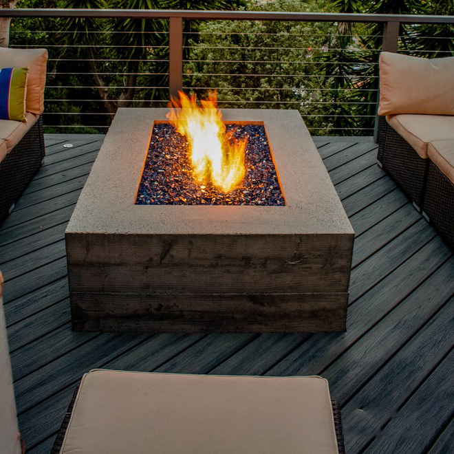 Современный комплект уличной м – обзор и цена Outdoor Furniture With Fire Pit Table