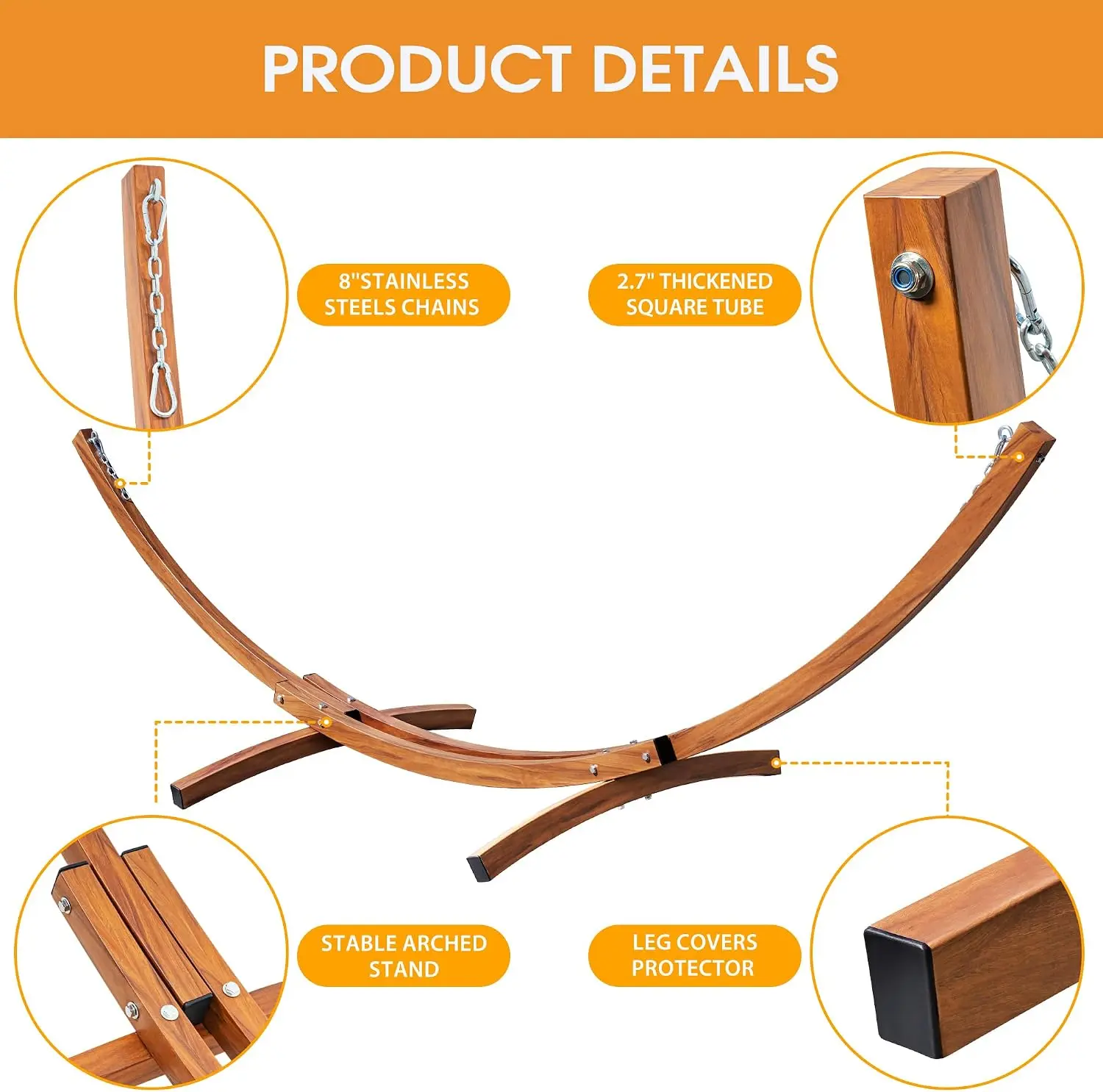 Арочная стальная стойка для га – обзор и цена Hammock With Stand