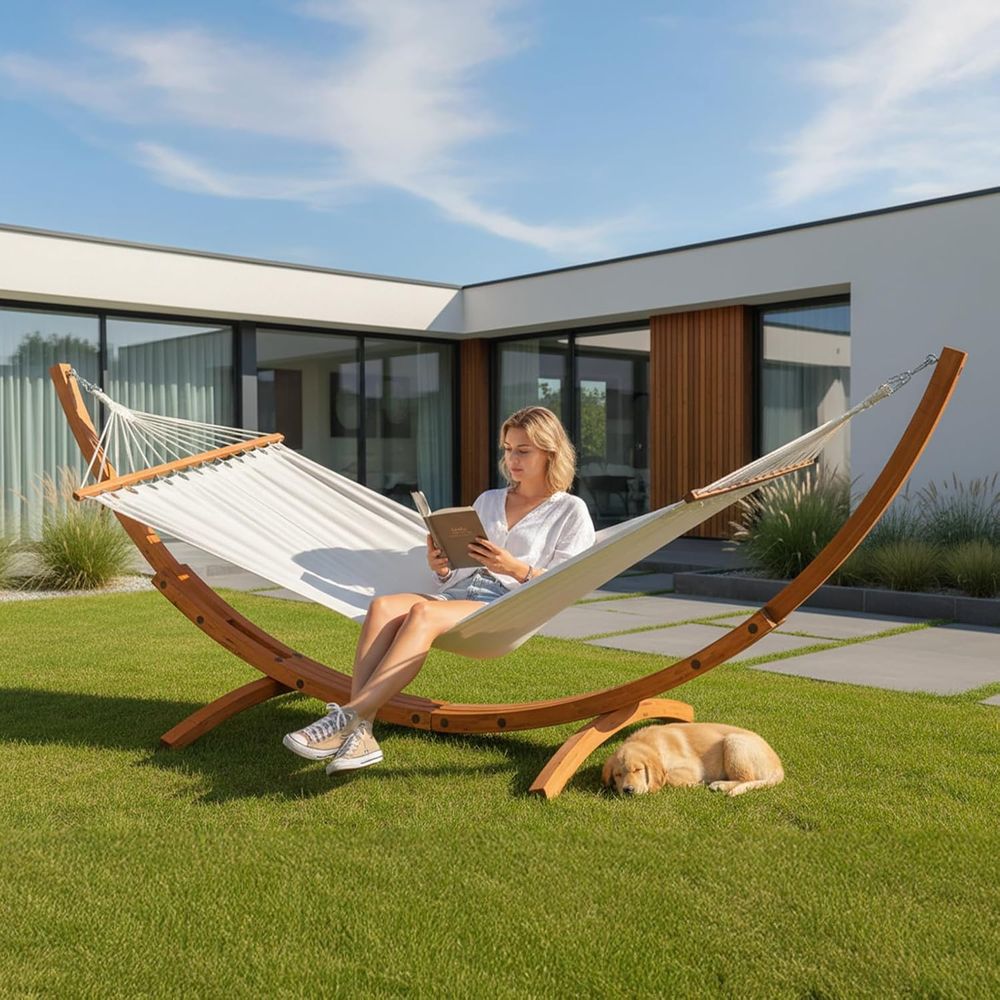 Двойной гамак с изогнутой подс – обзор и цена Hammock With Stand