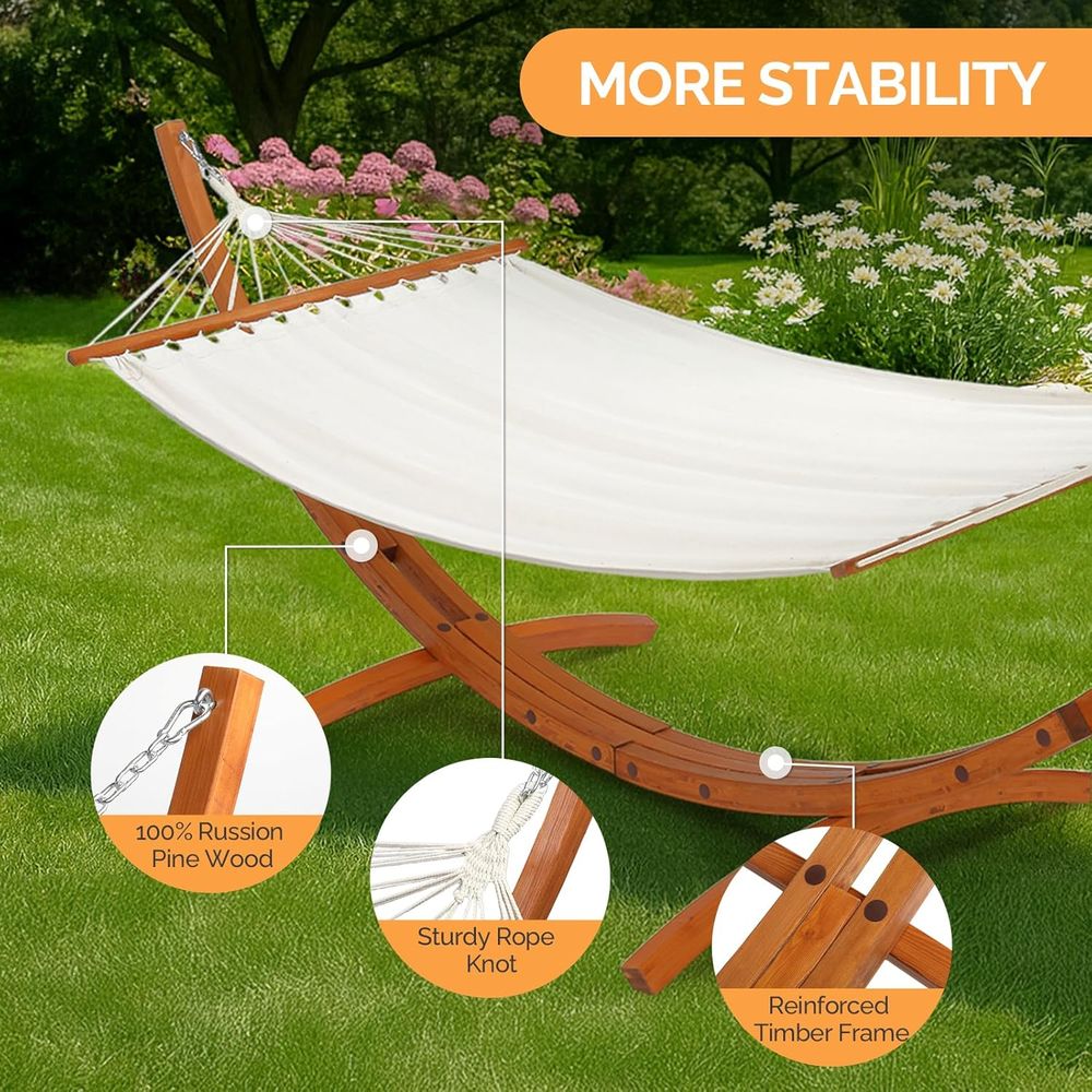 Двойной гамак с изогнутой подс – обзор и цена Hammock With Stand
