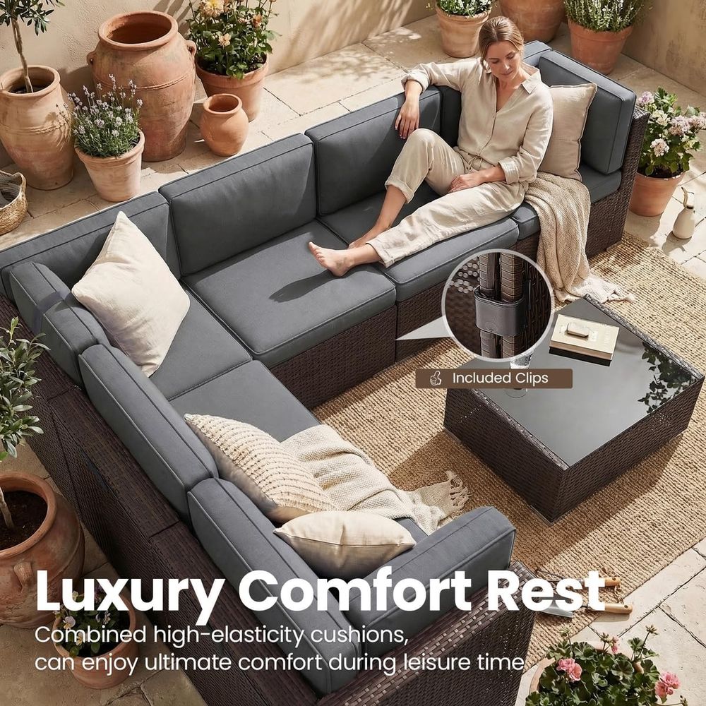 Комплект садовой мебели из 15  – обзор и цена Outdoor Furniture With Fire Pit Table