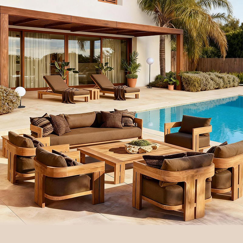 Уличный комплект мебели из тик – обзор и цена Outdoor Furniture Europe