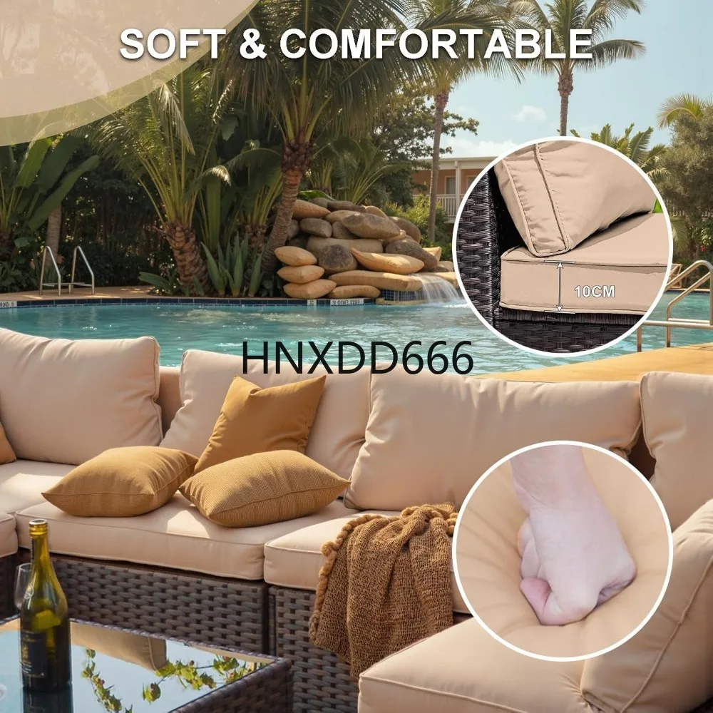 7-местный комплект садовой меб – обзор и цена Outdoor Furniture With Fire Pit Table