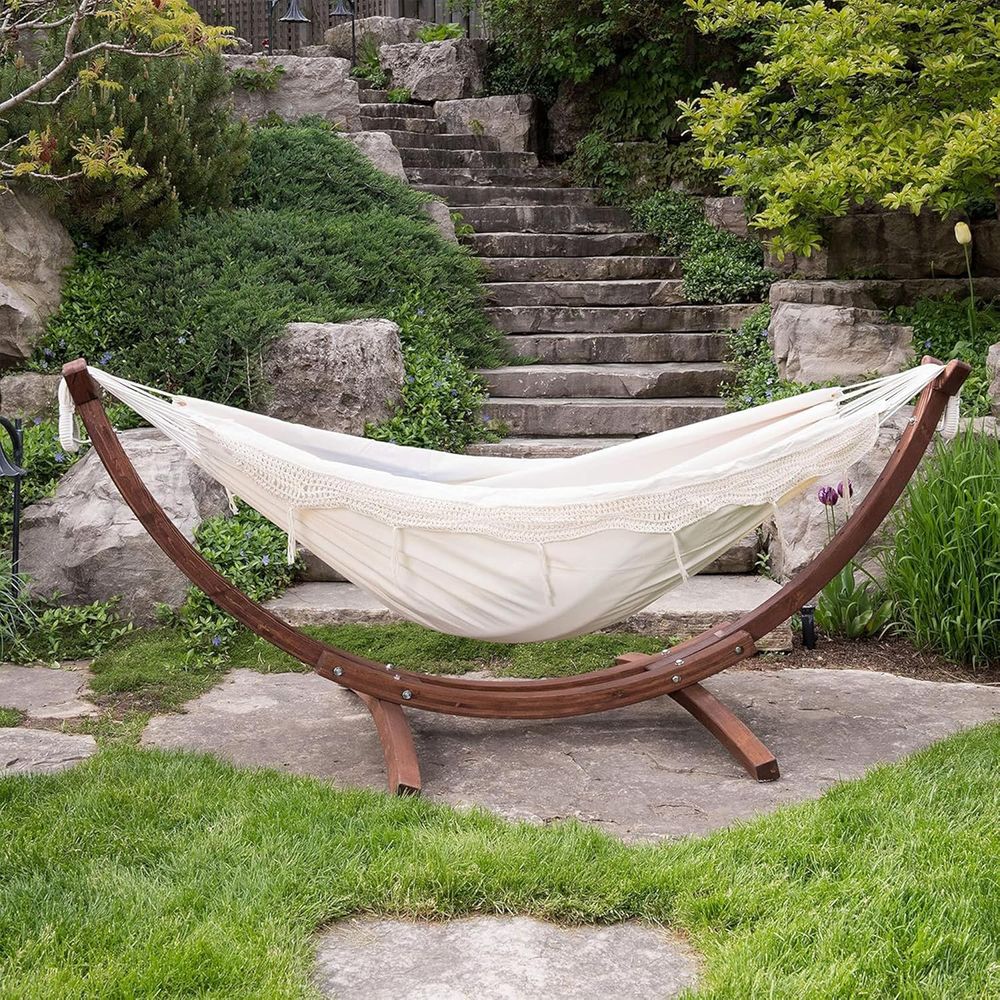 Двойной хлопковый гамак с проч – обзор и цена Hammock With Stand