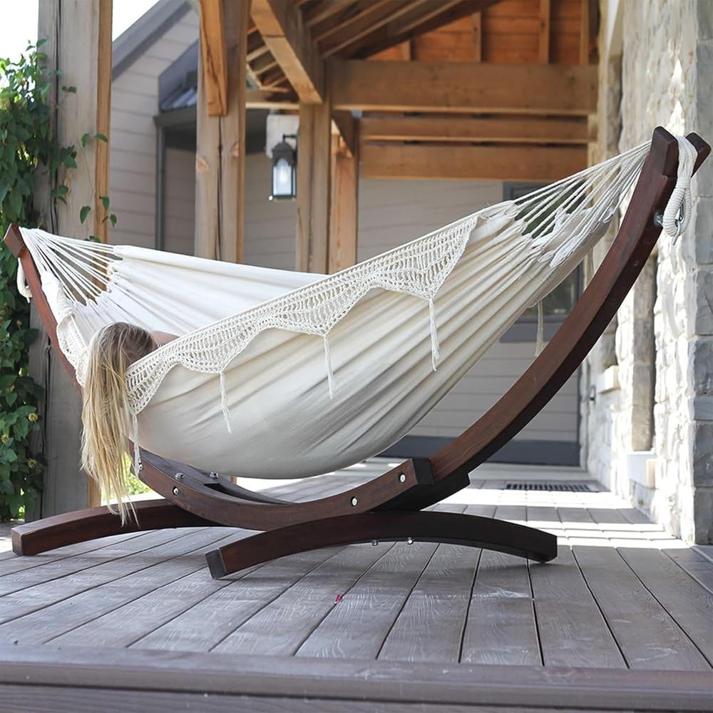 Двойной хлопковый гамак с проч – обзор и цена Hammock With Stand