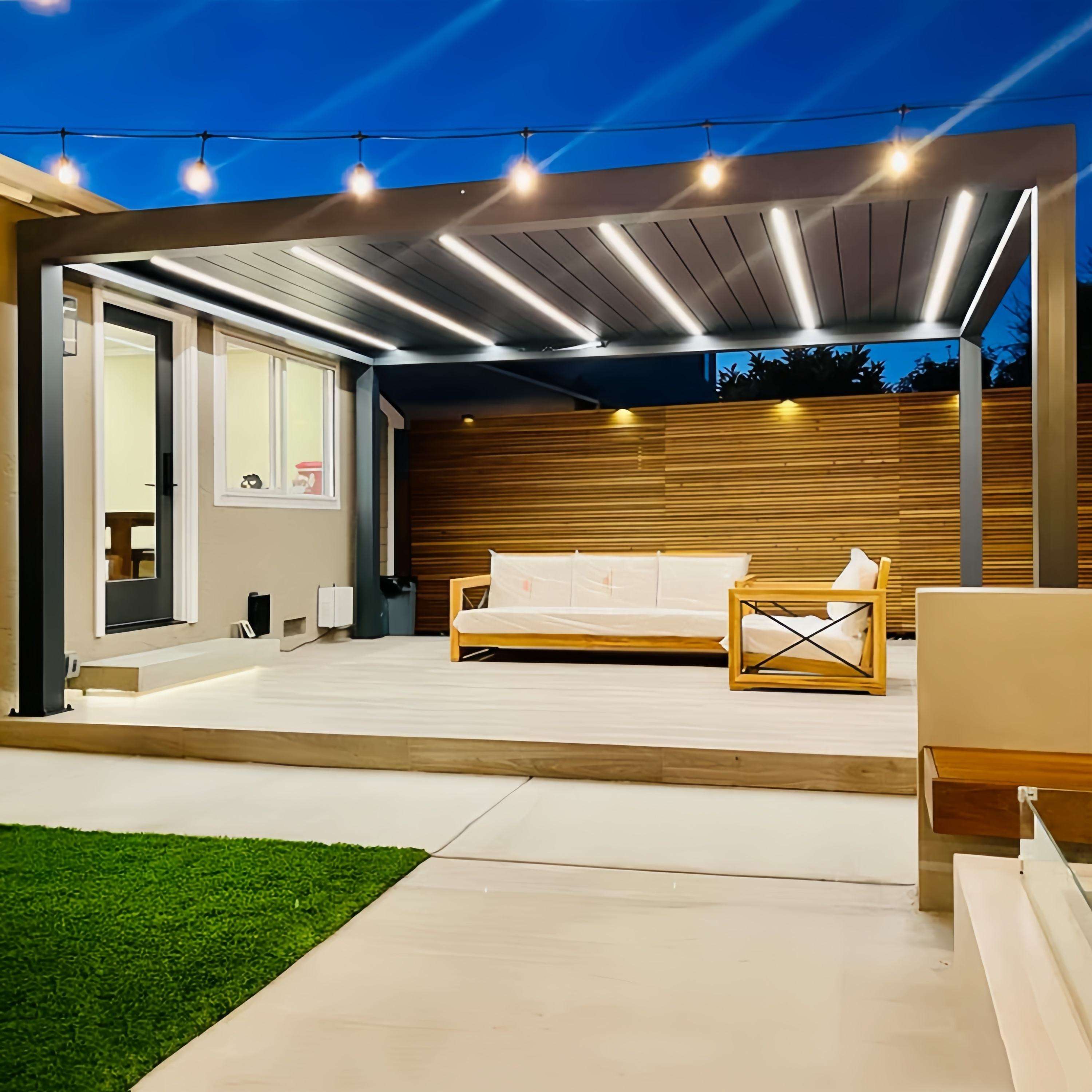 Недорогая прямоугольная беседк – обзор и цена Outdoor Furniture Aluminum