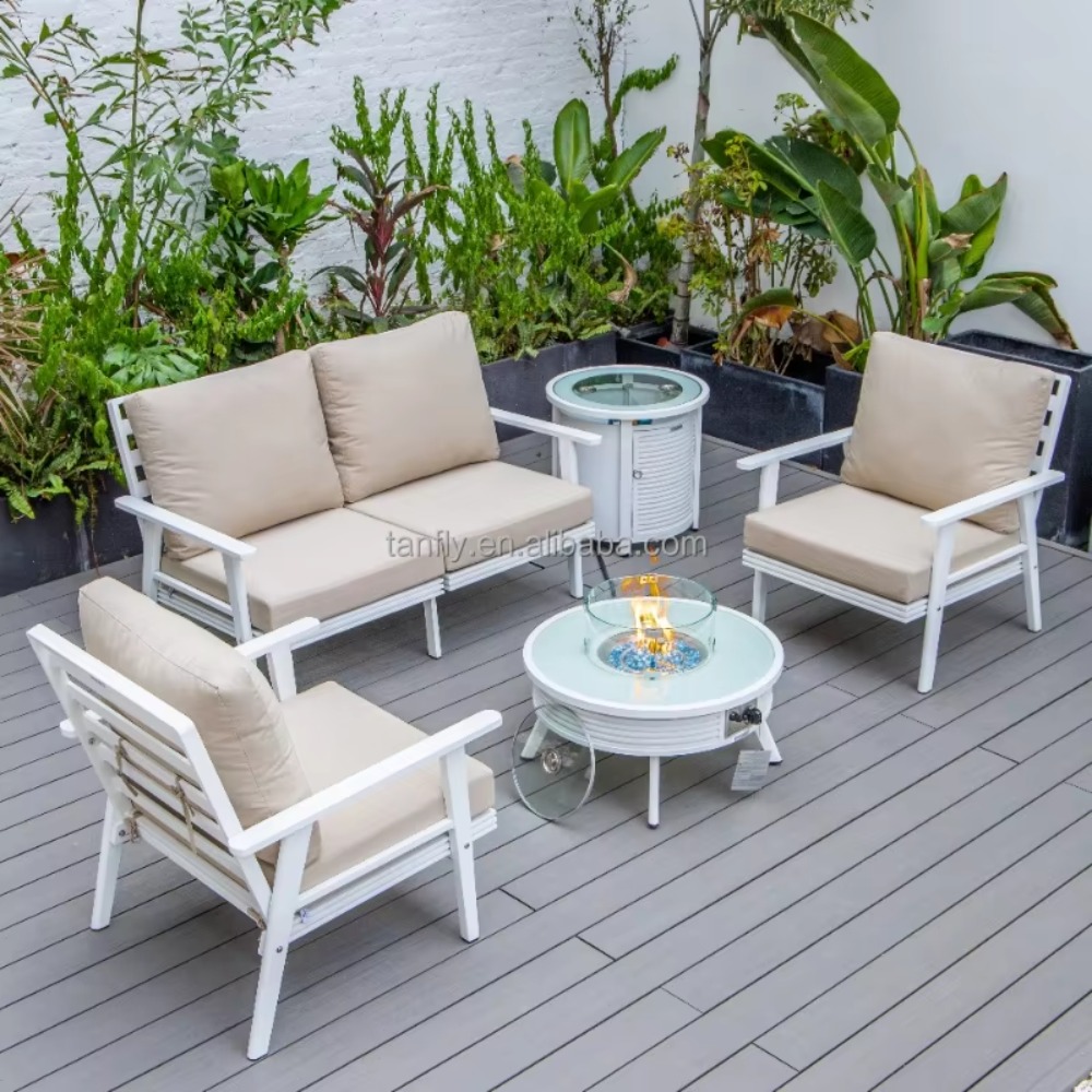 Комплект уличной мебели для ви – обзор и цена Outdoor Furniture With Fire Pit Table