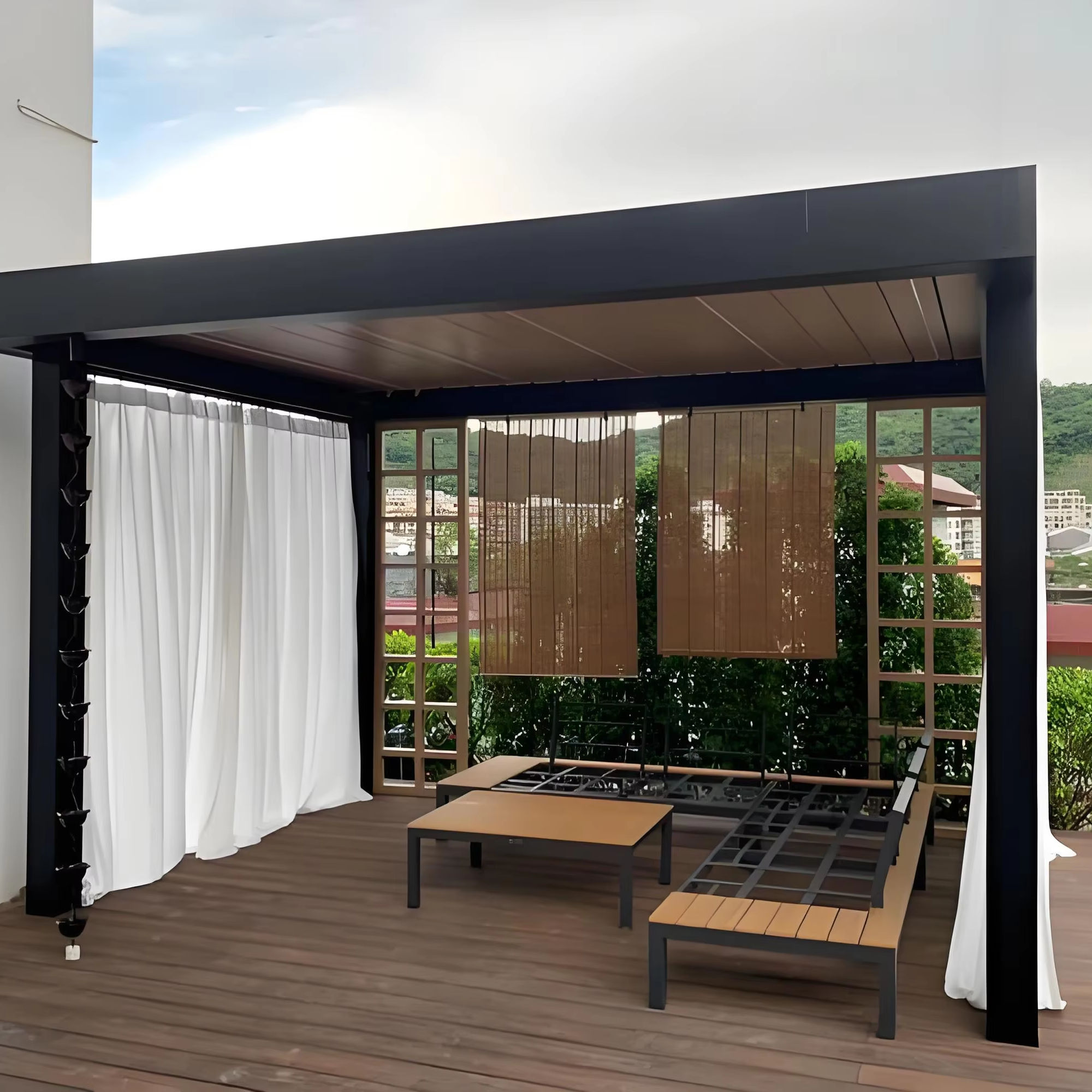 Павильон-пергола из алюминиево – обзор и цена Outdoor Furniture Aluminum