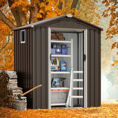 Металлический садовый сарай JY – обзор и цена Outdoor Furniture With Storage