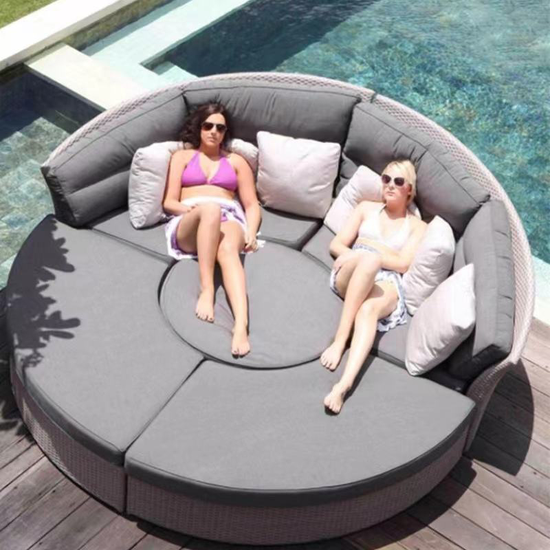 Комплект уличной плетеной мебе – обзор и цена Outdoor Daybed Furniture