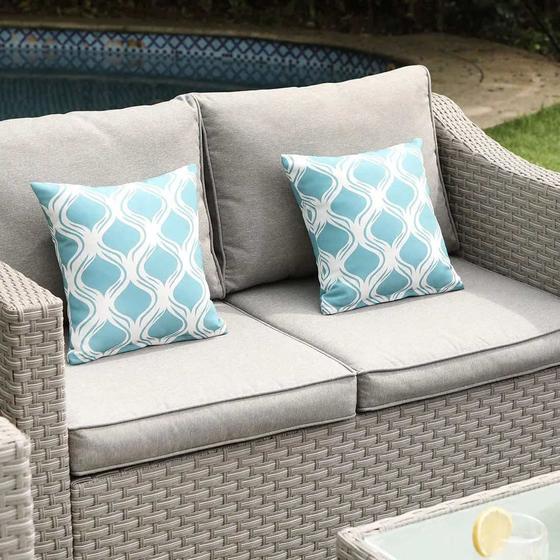 -Уличная мебель, 5-компонентны – обзор и цена Outdoor Furniture With Fire Pit Table