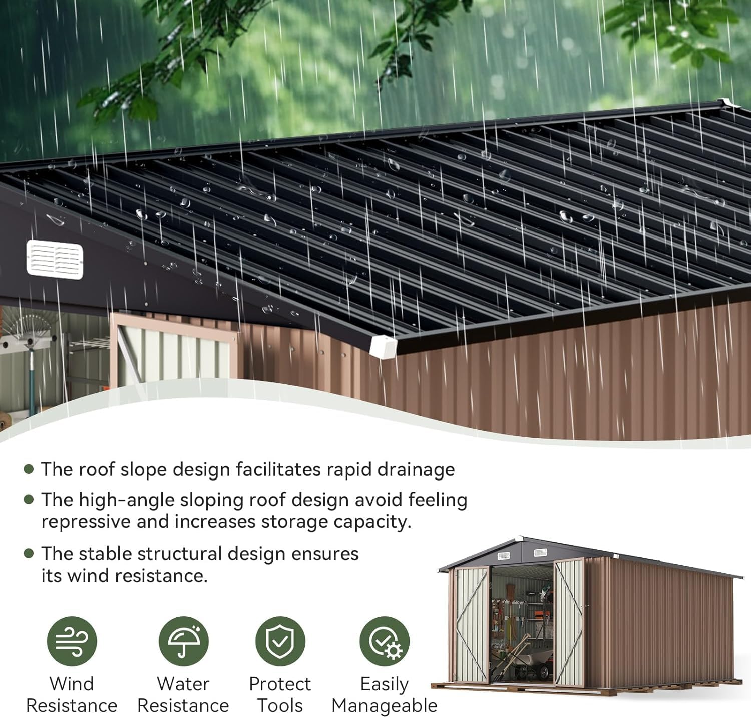 Сарай для хранения на открытом – обзор и цена Outdoor Furniture With Storage